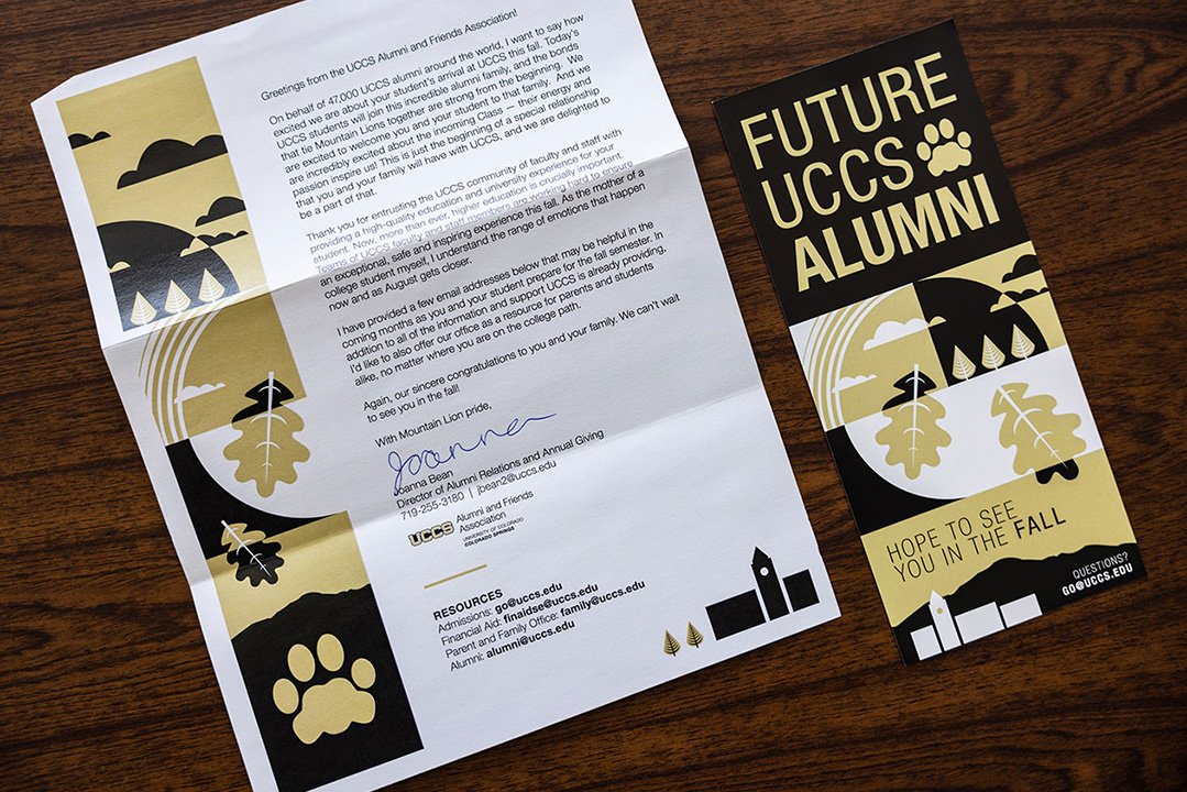 UCCS Future Alumni Letter and Brochure