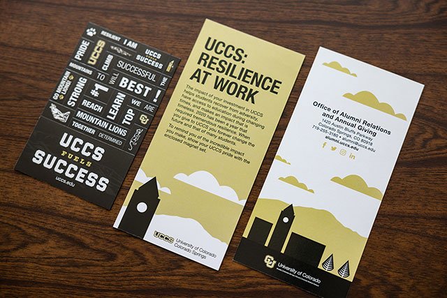 UCCS Alumni Magnet Sheet and Cards