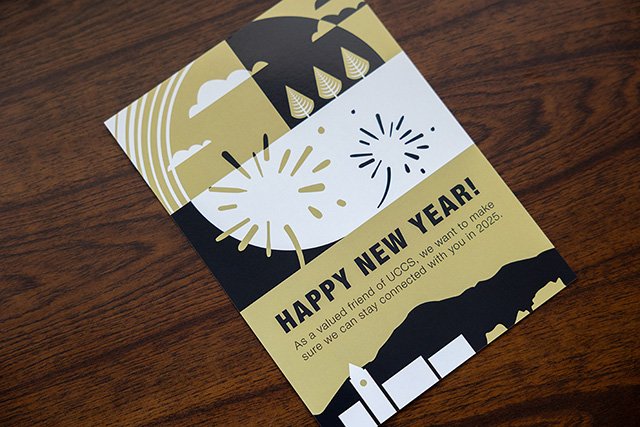 UCCS Alumni New Year Postcard