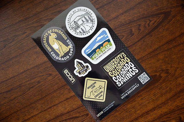 UCCS Admissions Sticker Sheet