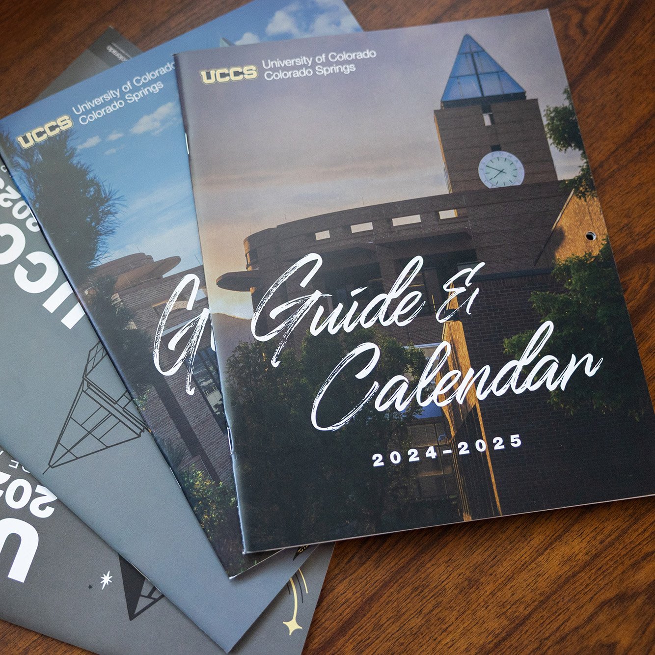 UCCS Orientation Guide and Calendars from the past few years