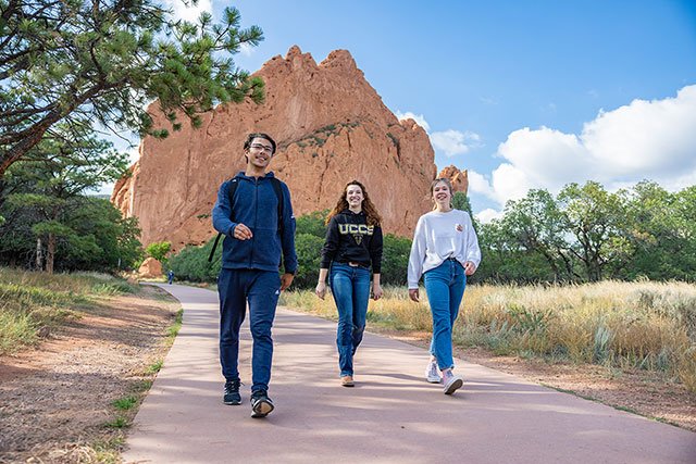 UCCS students at Garden of the Gods