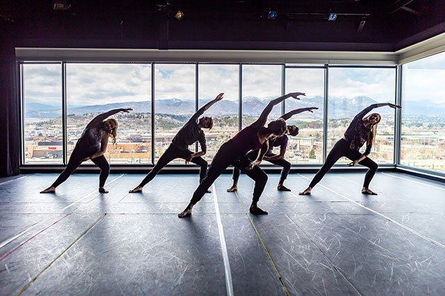 UCCS dance students at the Ent Center