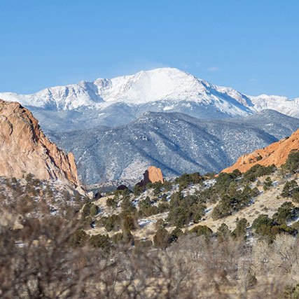 UCCS Garden of the Gods and Pikes Peak