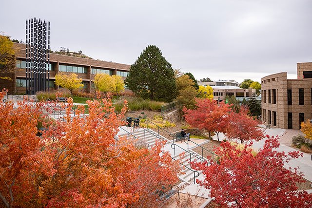 UCCS campus at fall
