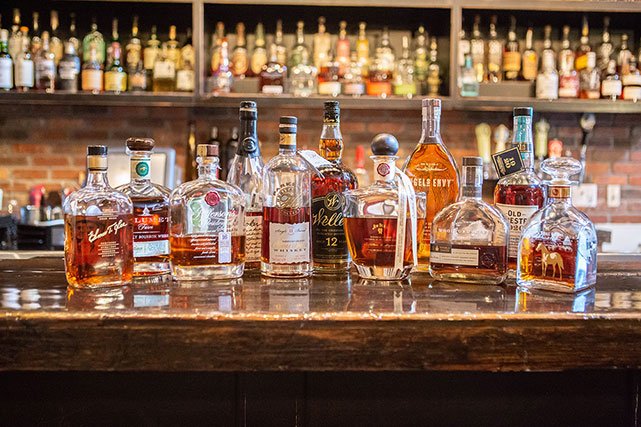 Bourbon Brothers collection of hard liquor