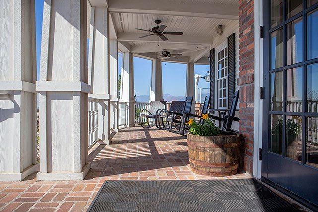 Bourbon Brothers front porch