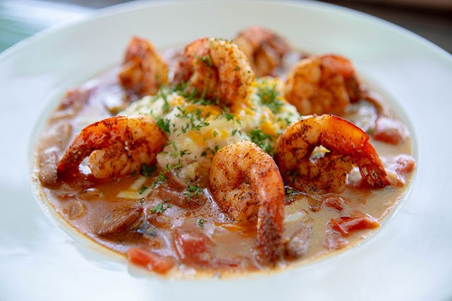 Bourbon Brothers shrimp jambalaya