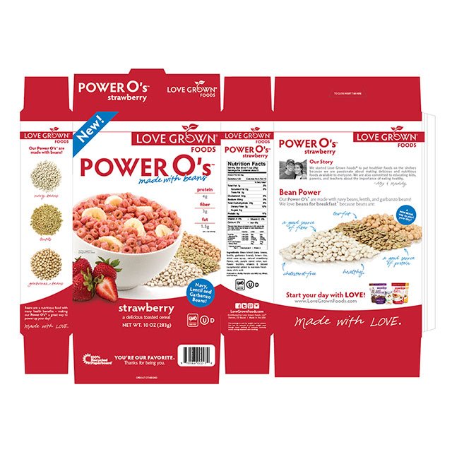 Love Grown Foods Packaging Strawberry Power Os