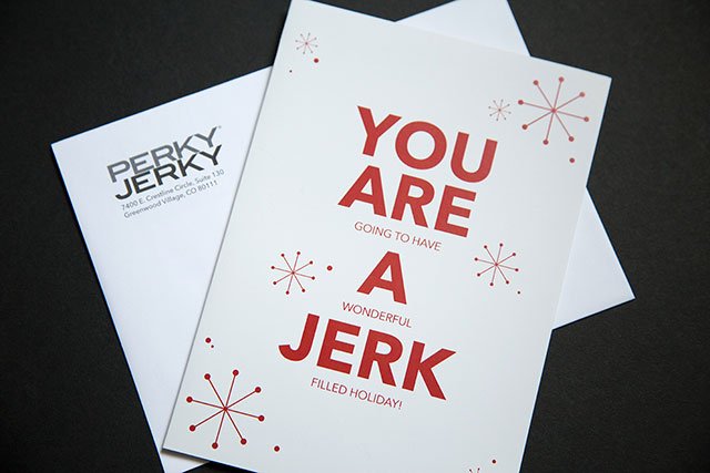 Perky Jerky Holiday Card